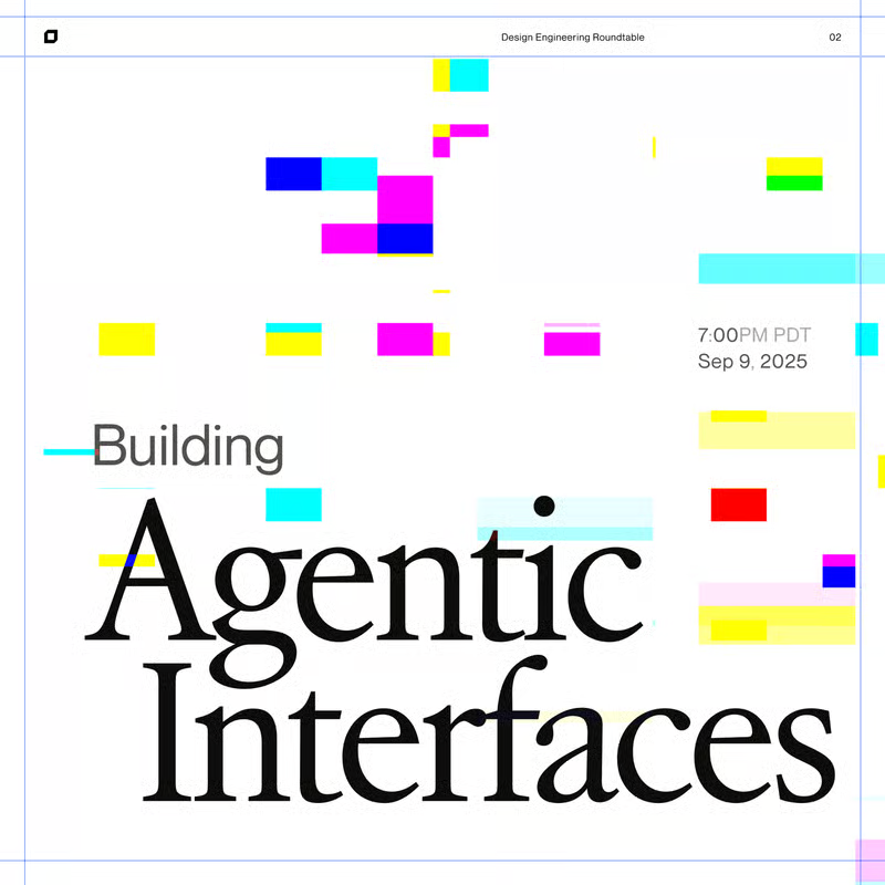 Building Agentic Interfaces event poster