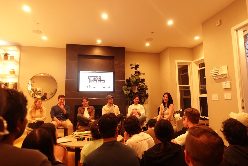 Agentic Interfaces panel with Cursor, Cognition, OpenAI, and Browserbase
